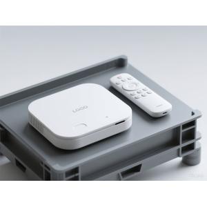 China Sleek Black Plastic Injection Set Top Box with Remote Control on sale