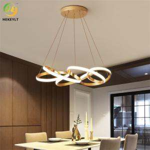 78 Watt LED Modern Ring Chandelier Dimmable Integrated