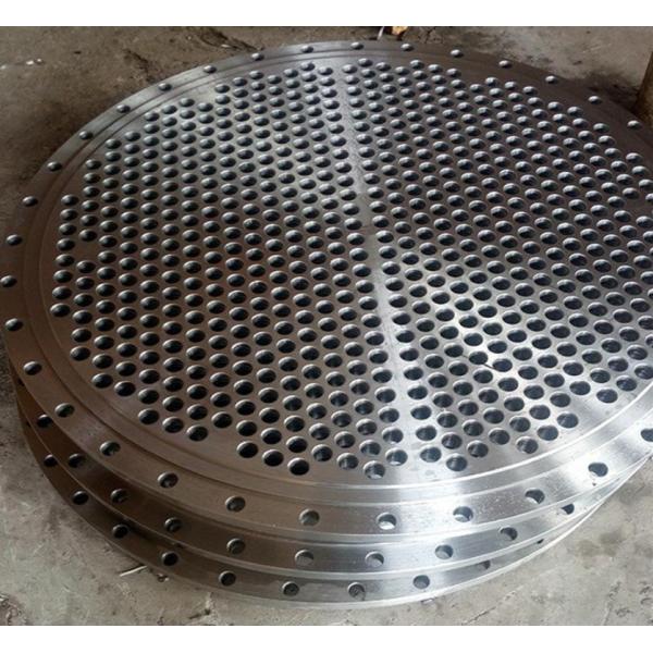 Stainless steel sanitary pipe for clean double tube sheet heat exchanger, stainless steel tube sheet
