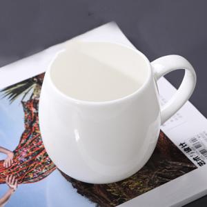 Restaurants Round Solid CLASSIC White Porcelain Coffee Mugs FDA