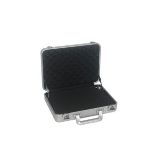 High Quality Aluminum Gun Case Carry Pistol With Foam Silver