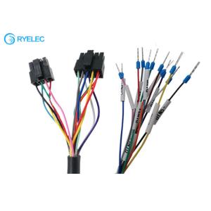 Custom 8Pin 12P Molex 3.0 Pitch Male 43025 Micro Fit To Ferrule Terminal Wire