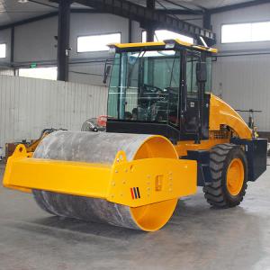 Quality 10ton Ride-on Single Drum Vibratory Roller Compactor Full Hydraulic Asphalt Roller EPA Engine Small Road Roller for sale