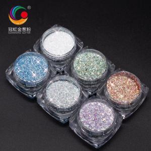 Quality Bulk Polyester Iridescent Rainbow Confetti Glitter Hexagonal Sequins for sale