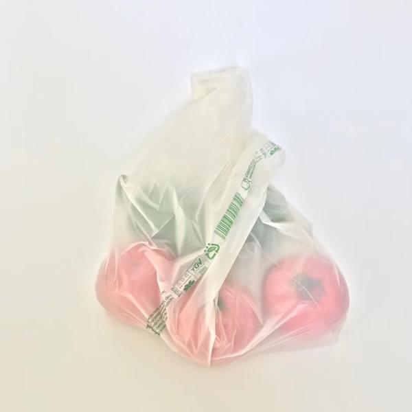 Buy Flat 100% Biodegradable Food Packaging Bags EN13432 Semi - Transparent at wholesale prices