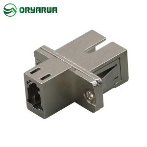 LC To SC Simplex Hybrid Fiber Adapter Flange Metal Shell ISO9001