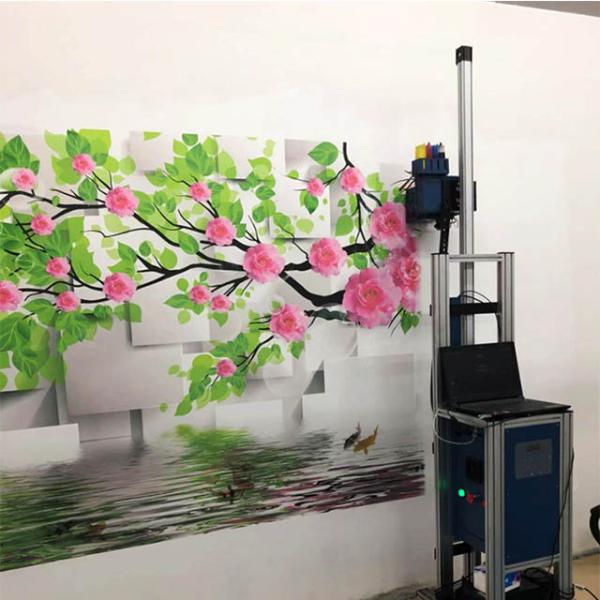 CMYK Shervin Movable Direct Wall Inkjet Printer