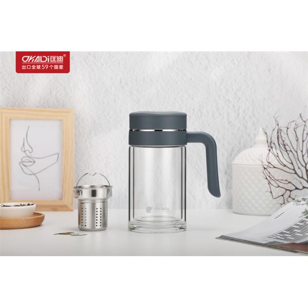 Unisex Borosilicate Glass Bottle For Camp Outdoor Activity