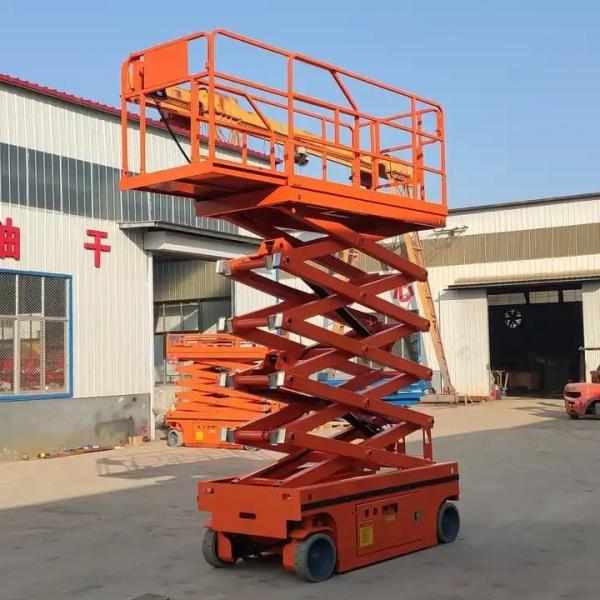 Buy 6m-24m Lifting Work Platform Aerial Trailer Towable Manlift Scissor Lift at wholesale prices