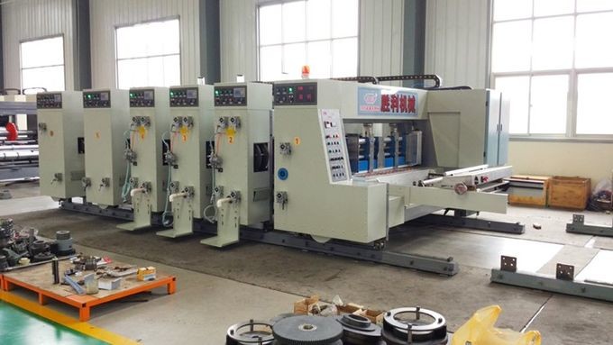 Quality Kraft Box Shrink Wrap Machine , Automatic Paper Box Printing Machine for sale