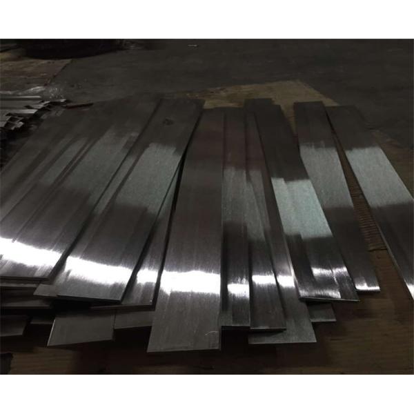 modern designed Stainless steel hairline finish flat bar in titanium color for