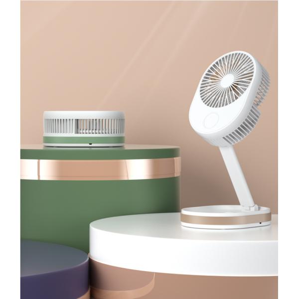 English Operating Language Portable USB Charging Foldable Small Fan for Home Office