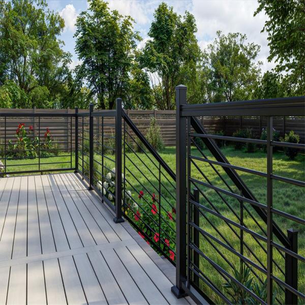 Aluminum Railing Fence XY-PF040 for Outdoor Indoor Safety