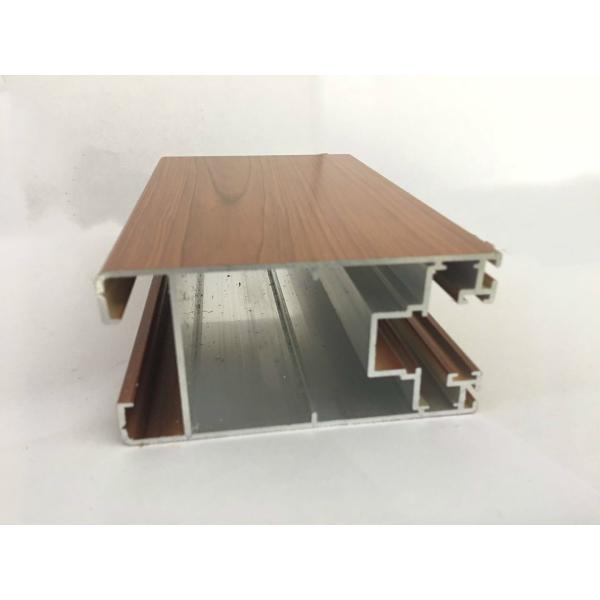 Buy Square Wood Finish Aluminium Profiles Energy Saving And Environmental Protection at wholesale prices