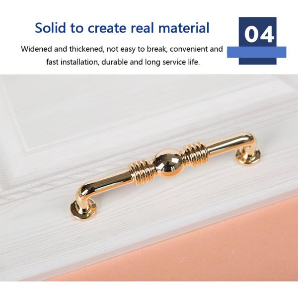 Classic Style Zinc Decorative Pull Handle Kitchen Cabinet