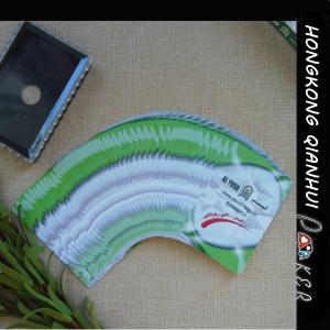 AL YUSR CUSTOM WATERPROOF 100 PLASTIC PLAYING CARDS IN PVC BOX FOR ARABIA MARKET