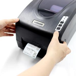 Industrial Direct Thermal Label Printer Adjustable Reflective Media Sensor