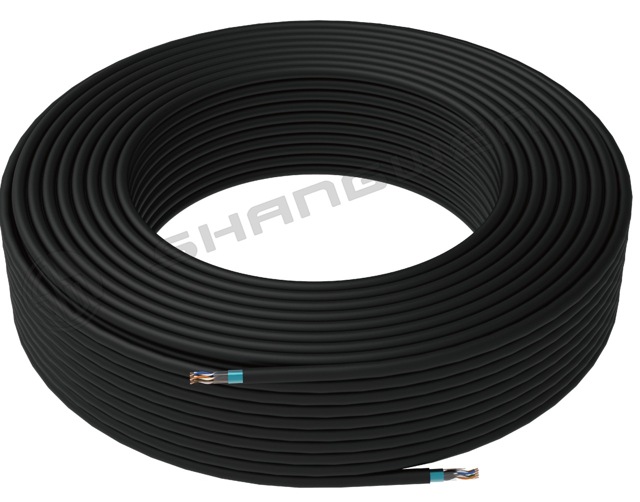 Quality Cat6a Cable Network UTP Cat6 Cat6a Cable and Connectors CAT6A Flat Patch Cord UTP 4 Pairs 30AWG Stranded Copper Cable for sale