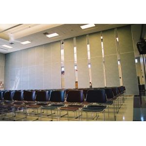 Wooden Surface Folding Conference Room Partition Walls 500 / 1200mm Width