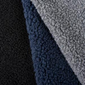Soft And Warm Fleece Fabric For Men's Jacket Or Blanket 100% Polyester Berber