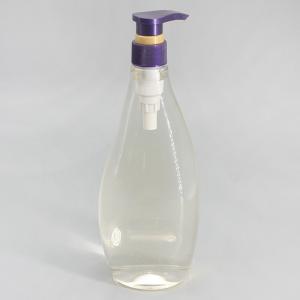 Shampoo Bottle 750ml Transparent Lotion Shower Plastic Bottle Pump Dispenser