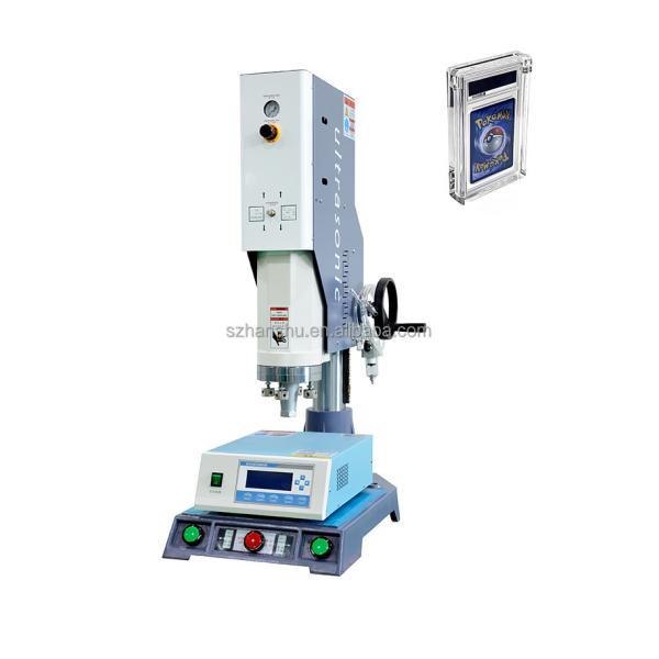 Buy 15K Ultrasonic Plastic Grading Slab Case Sealing Welding Machine for Clear Plastic Acrylic PMMA PSA Sports Gaming Card Packaging at wholesale prices