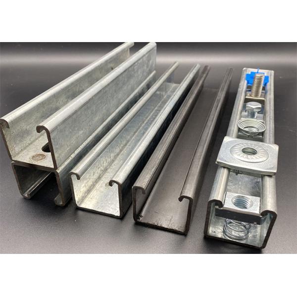6M Metal Strut Channel 41x82 2.5mm Unistrut Double Strut Carbon Steel