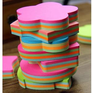 Quality Promotional mini colorful cheap logo printed sticky memo pad note with kraft cover for sale
