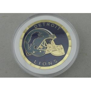 Customized Logo Personalized Coins Brass Stamping , Soft Enamel Coins