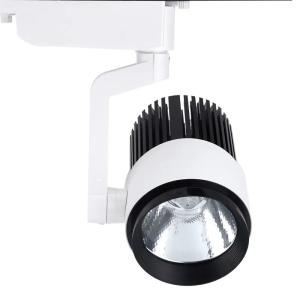 Aluminum LED Track Spotlight Cylindrical Hanging Track Lights