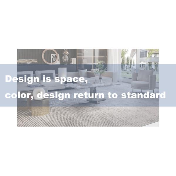 Ceramic Marble Elevated Coffee Table , Timeless Cross Leg Coffee Table