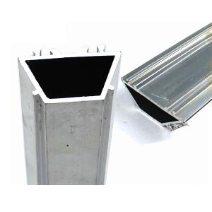 Quality Square Aluminum Heatsink Extrusion / Window Frame Parts Good Water Tightness for sale