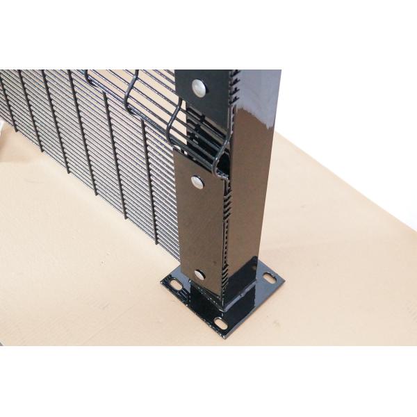 Buy L2.2m Semi Circle Anti Climb Fencing Panels 358 Mesh Fence PVC Coating at wholesale prices