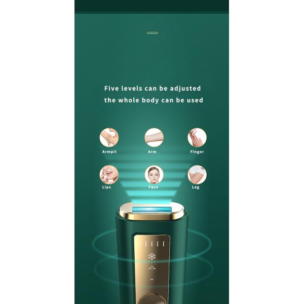 Portable Freezing point Hair Removal Epilator IPL Ice Cooling Permanent Hair Removal instrument For Home Use