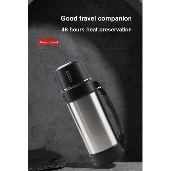1.5 L Vacuum Travel Pot And Bottles Double Wall Large Stainless Thermos Travel Flask Big Bottle