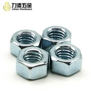 Q215Alloy Steel M16 Hex Nut Grade 8 Galvanized Black Zinc Plating Three