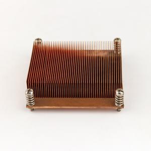 China CNC Machined Water Cooling Plate Heat Sink with 120 Degrees Frosted Fin for CPU on sale