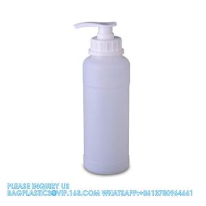 Liquid Detergent Plastic Hand Wash Bottle With Tube Pump Refillable Plastic Pump
