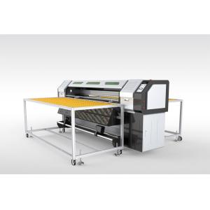 Auto Flatbed UV Digital Printer Leather Printing Machine 30mm Thickness
