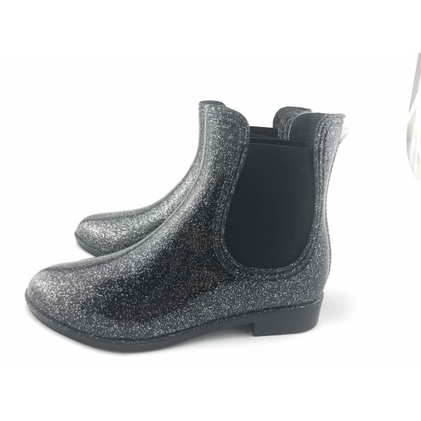 100% Waterproof Elastic Guessets Ankle Rain Boots For Women OEM Color