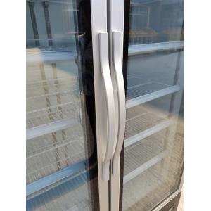 Commercial Supermarket Upright Glass Door Freezer With Inner Vertical Led Lights