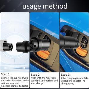Oem EV Charger Connector 32A Adapter Ev Charger Car Ac Connector Gbt to J1772