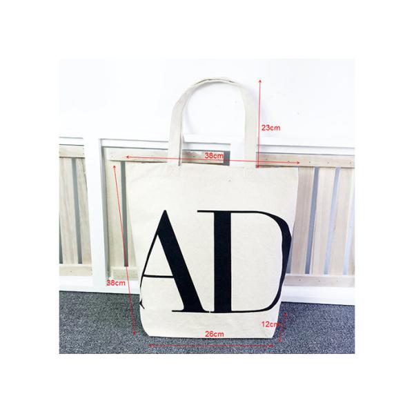 Personalized Shopping Canvas Bag SGS Certification Durable For Promotions