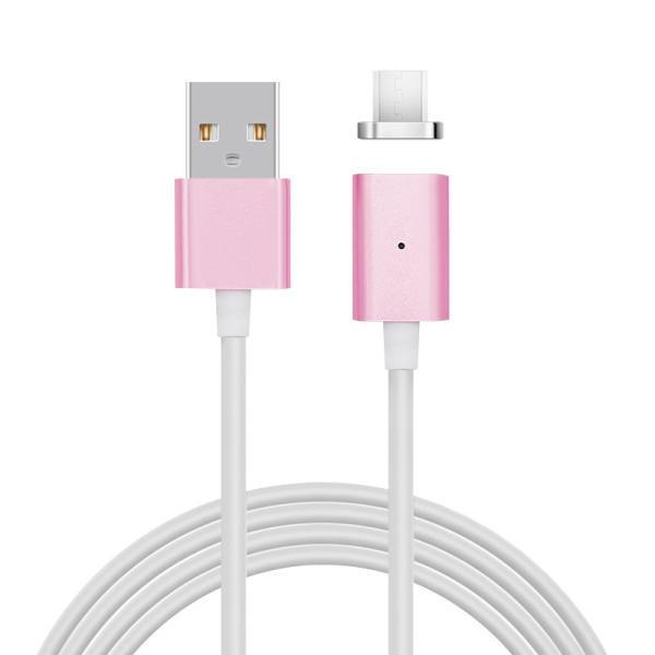 Colored Magnetic USB Data Line 2 In1 PVC Material For Android Mobile