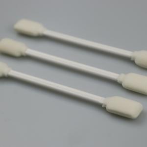 China Double Rectangular Flat Sponge Head Disposable Cleanroom Foam Tip Swab on sale