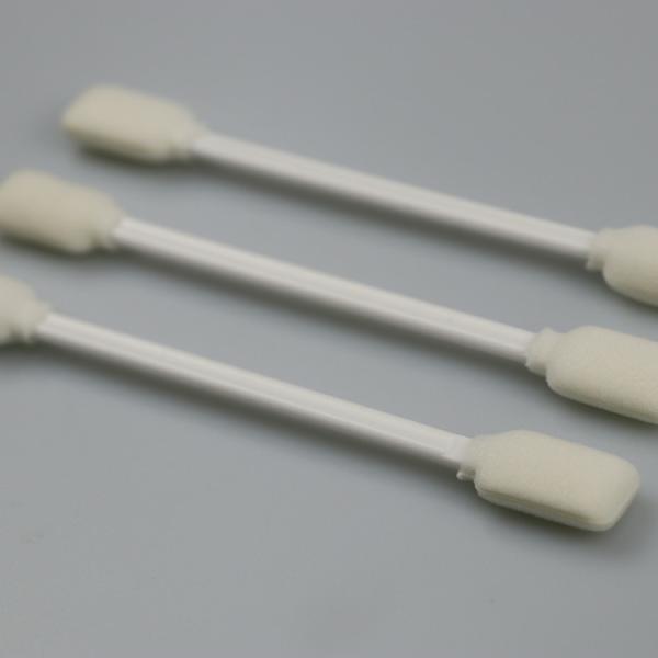 Buy Double Rectangular Flat Sponge Head Disposable Cleanroom Foam Tip Swab at wholesale prices