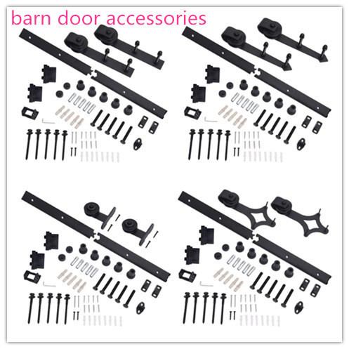 Raw Carbon Steel Sliding Door Barn Gate Hardware