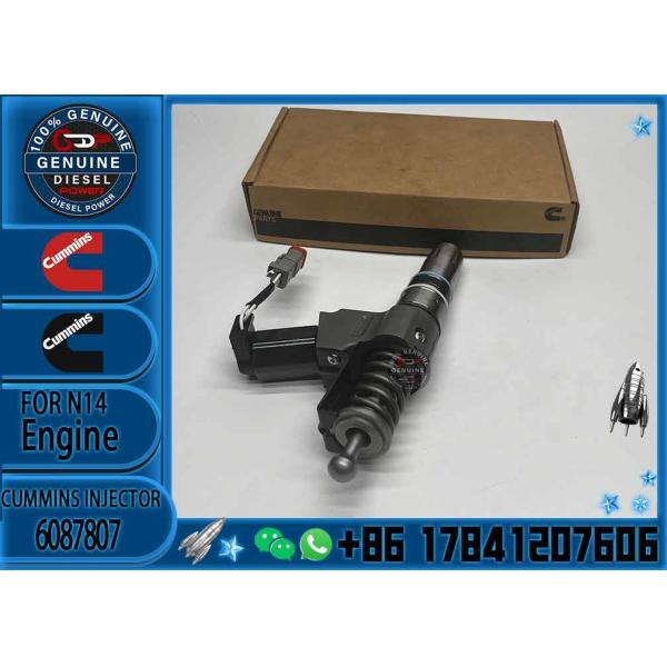 Buy Auto Parts Diesel Fuel Injector 4307516 6087807 3080931F For CUMMINS N14 diesel engine at wholesale prices