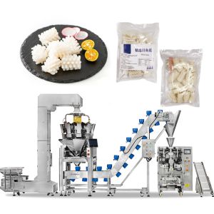 China Automatic Frozen Food Packaging Machine with High-Speed Operation 220V and 1 Year Warranty on sale