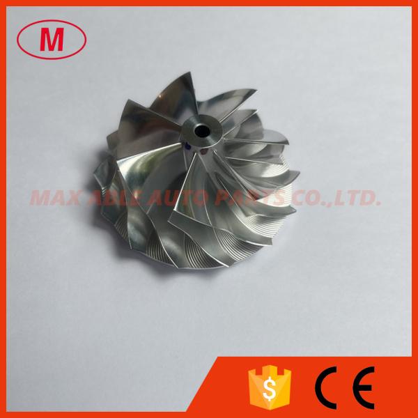 GT12 41.00/50.96mm 7+7 blades high performance Turbocharger milling/aluminum 2618/billet compressor wheel